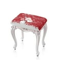 thumbnail image 1 of FOR U DESIGNS Snowman Santa Claus Print Stool Covers Rectangle 2 Pcs Comfortable Counter Bar Stools Cover Washable Stool Upholstered Protector Slipcover Bench Seat Protector Christmas Decor, 1 of 9