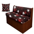 thumbnail image 1 of FOR U DESIGNS Spider Web Print 3 Pcs RV Dinette Cushion Covers with Pillowcase Elastic Camper Cushion Slipcover Non-Slip RV Couch Cover Furniture Protector for RV Camper Car Bench, 1 of 8