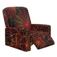 thumbnail image 1 of FOR U DESIGNS Spider Web Red Pattern Recliner Chair Covers 4-Pieces Washable Lazy Boy Recliner Protector Wear-Resistan Recliner Sofa Slipcovers for Pet, Kids, 1 of 8