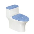 thumbnail image 1 of FOR U DESIGNS Star Pattern Toilet Lid Cover Set of 2, Comfortable Bathroom Toilet Protector, Machine Washable Seat Covers Fits Most Size Toilet Lids, Gifts for Family, 1 of 8