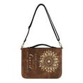 thumbnail image 1 of FOR U DESIGNS Sunflower Brown Pattern Bible Cover PU Leather Bible Carrying Case Lightweight Clean Church Bag Bible Protective Bible Carrier Tote Bag Christian Gifts, L, 1 of 7