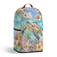 thumbnail image 1 of FOR U DESIGNS Turtle Starfish Frangipani Print Kitchen Appliance Cover Quilted, Washable, Stain Resistant, 2 Pockets, Fits Stand Mixer & Food Processor, 1 of 7