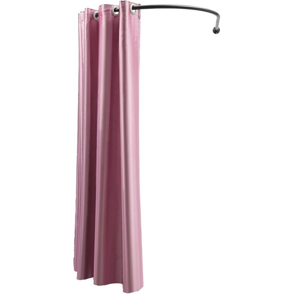 U-Dressing Room Privacy Protection Changing Room Divider, Clothing Store Fitting Room, Boutique Dressing Room, Curtain Divider (U-Shaped-Pink)