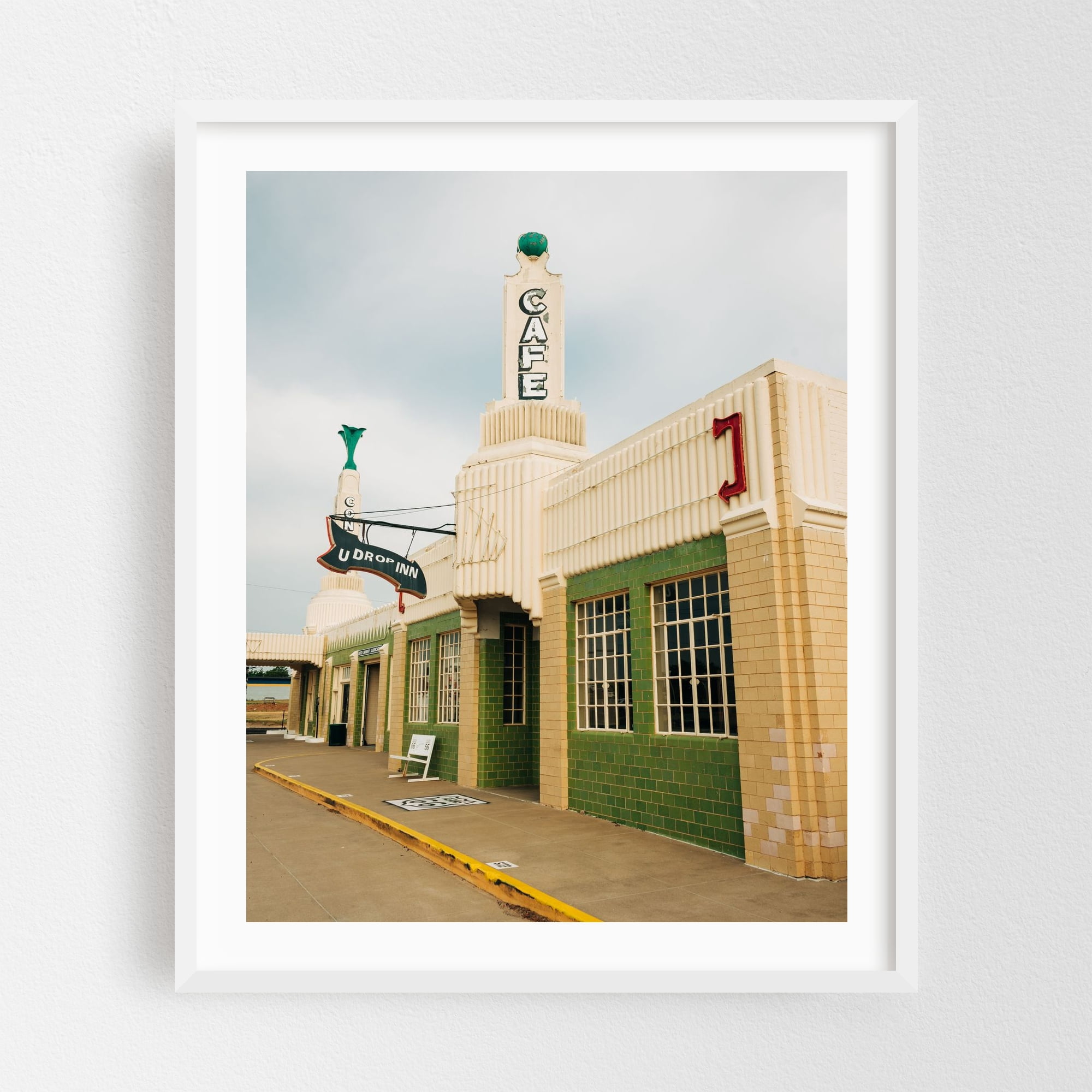 U Drop Inn, Route 66 01 - Shamrock Texas Photography Art Deco Vintage ...