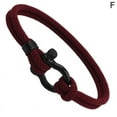 thumbnail image 1 of U Flat Shape Adjustable Shackle Clasp For Survival V4N9 Bracelet Rope ■ш ηы β !в K2C9, 1 of 1