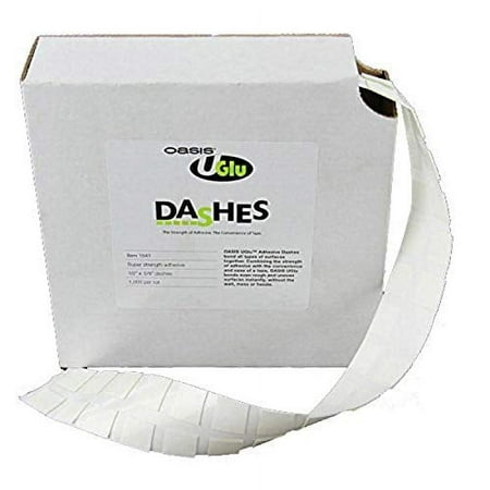 U-Glue Adhesive Tape Dash Clear 1000 Count