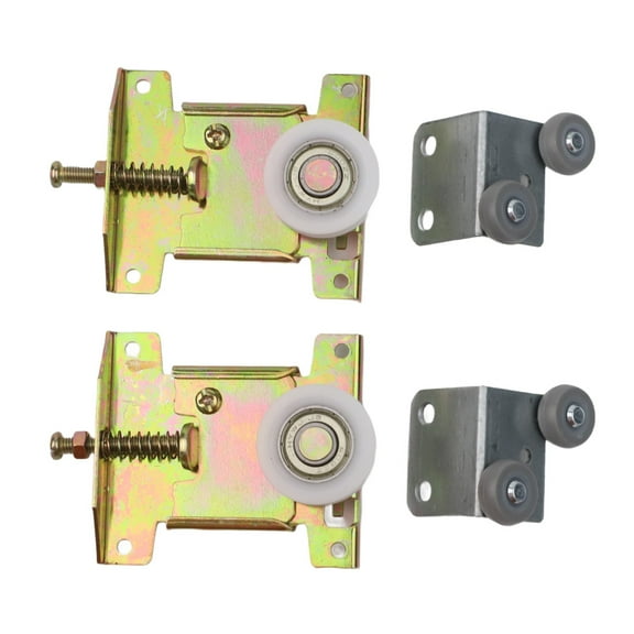 U Groove Sliding Door Roller Wheels,Smooth Operation Cabinet Track Wheels for Wardrobes and Cabinets