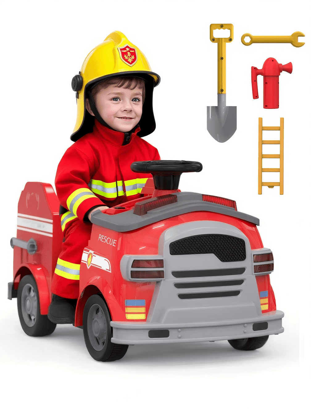 Ride on Fire Truck With Siren: Ultimate Kids' Adventure Experience