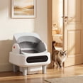 thumbnail image 1 of U-HOMY Automatic Self-Cleaning Litter Box, Open Top Cat Litter Box with App Control and 11L Capacity for Multiple Cats, 1 of 9