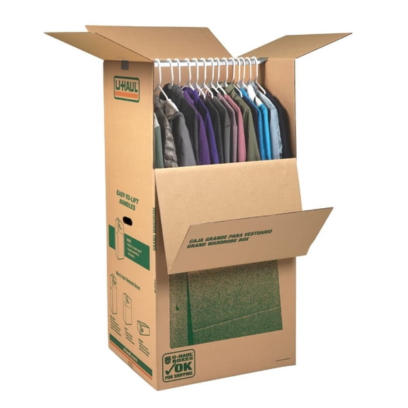 U-Haul Grand Wardrobe Moving Box- 24 x 21 x 48