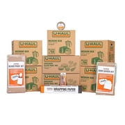 U-Haul Kitchen Moving Kit   Includes 1 Dish Packing Kit, 1 Glass Packing Kit, 5 Medium Boxes, Packing Paper, Cushion Foam, Tape, 2 Box Markers, and 1 Box Knife