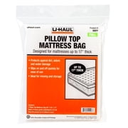 U-Haul Pillow Top Full Mattress Bag – Moving & Storage Cover for Mattress or Box Spring – 94” x 54” x 17”