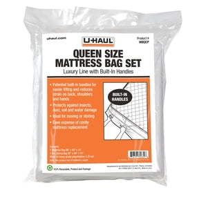 U-Haul Queen Size Mattress Bag Set with Handles