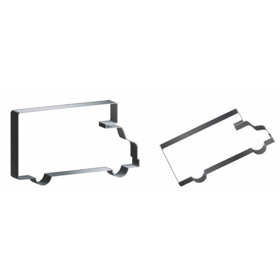 U-Haul Stainless Steel Cookie Cutter Truck
