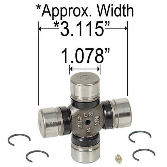 U Joint Bearing Heavy Duty Merc / OMC / Volvo w/Internal ClipsPro #: 64832 X-Ref #: 75832T 118-2174, 28030, 3850812, 775548, 9-72405