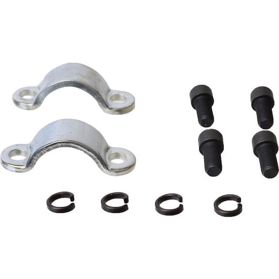 U Joint Strap Kit - Compatible with 1999 - 2020 Ford F-550 Super Duty 2000 2001 2002 2003 2004 2005 2006 2007 2008 2009 2010 2011 2012 2013 2014 2015 2016 2017 2018 2019