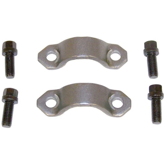 U Joint Strap Kit - Compatible with 1976 - 1986 Jeep CJ7 1977 1978 1979 1980 1981 1982 1983 1984 1985