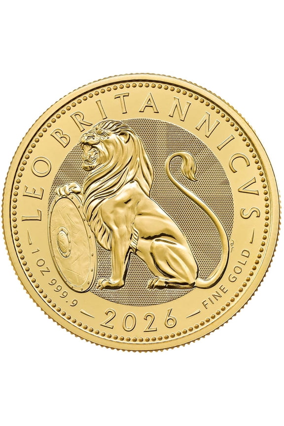 U.K. 2026 100 1-oz Gold British Lion .9999 BU
