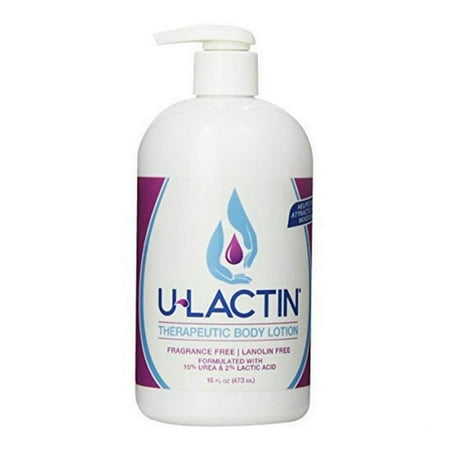 U-Lactin Therapeutic Body Lotion with Urea and Lactic Acid for Dry, Rough Skin,16 Fl Oz