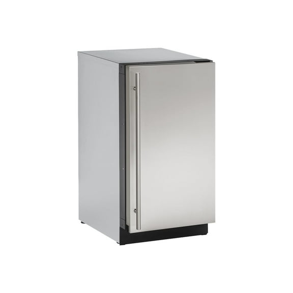 U-Line 2000 Series U-2218RS-00B - Refrigerator - undercounter - built-in - niche - width: 17.9 in - depth: 24 in - height: 33.9 in - 3.4 cu. ft - stainless solid