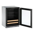 thumbnail image 1 of U-Line 2000 Series U-2224BEVINT-00B - Wine cooler/drinks chiller - built-in - niche - width: 23.8 in - depth: 24 in - height: 33.9 in - 4.9 cu. ft, 1 of 3