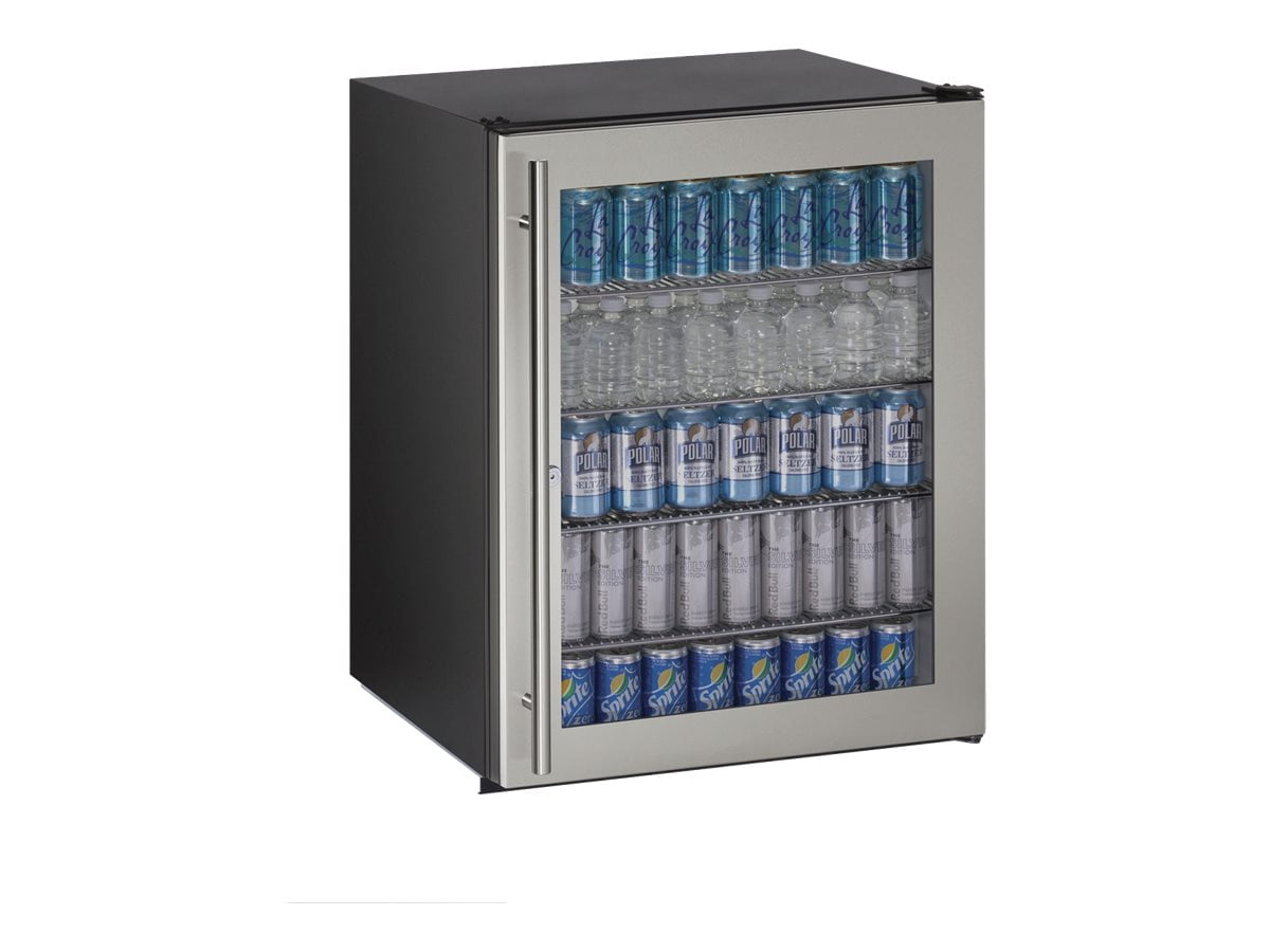 U-Line ADA Series U-ADA24RGLS-13B - Refrigerator - undercounter - niche - width: 24.3 in - depth: 24 in - height: 32 in - 5.4 cu. ft - stainless