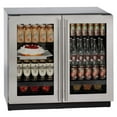 thumbnail image 1 of U-3036RRGLS-00B 36" Modular 3000 Series Compact Refrigerator with 6.9 cu. ft. Capacity 246 Can Capacity Convection Cooling System U-Select Control and Triple Thermopane Glass Door in Stainless Steel, 1 of 7