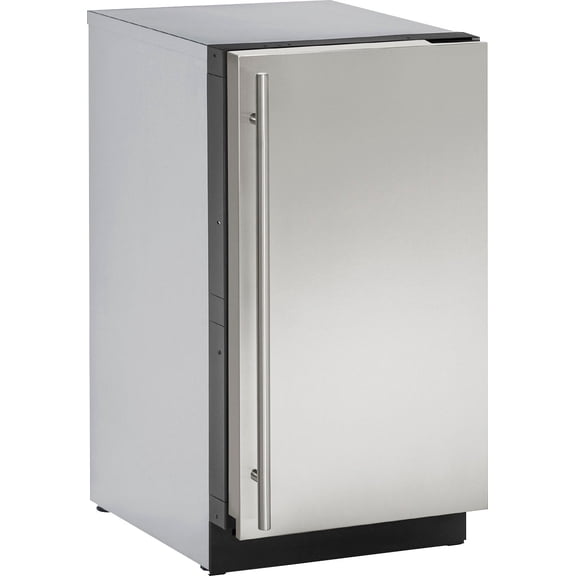 U-Line U-3018CLRINT-40C 18" 30-Lb Freestanding Icemaker with Pump Included - Custom Panel Ready