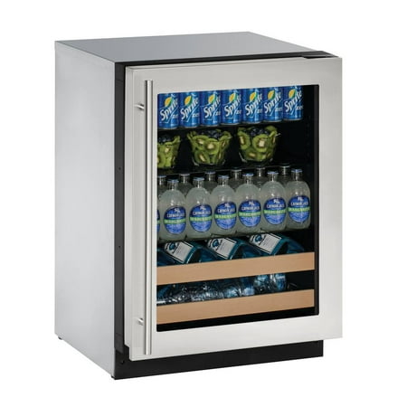 U-Line - 2000 Series 10-Bottle Built-In Wine Refrigerator - Stainless Steel