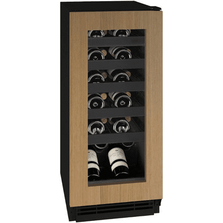 U-Line - 24-750ml bottle Wine Refrigerator in Integrated Door Frame - Custom Panel Ready