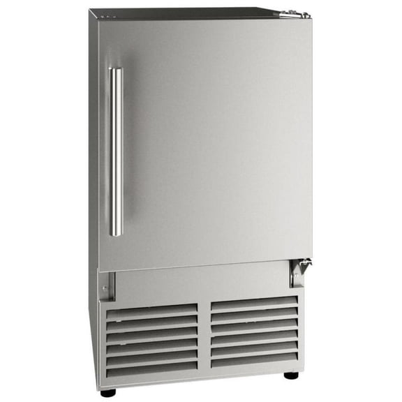 U-Line UACR014-SS01A Ada Collection 14" Wide 12 Lbs. Capacity Built-In / Free Standing Ice