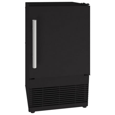 U-Line - 14" 23-lb Ice Maker - Black