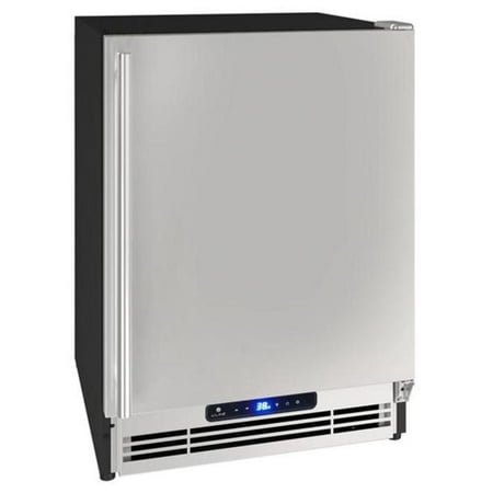 U-Line - 21” Refrigerator / Ice Maker - Stainless Steel