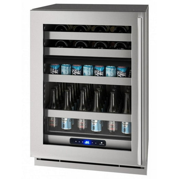 U-Line Uhbd524-G51a 5 Class 24" Wide 14 Bottle Capacity And 72 Can Capacity Left Handed