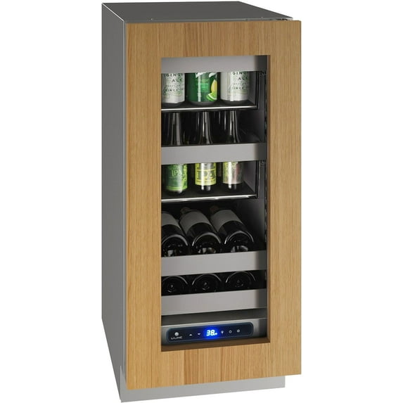 U-Line Uhbv515-01A 15" Wide 8 Wine Bottle And 54 Can Capacity Built-In Or Free Standing