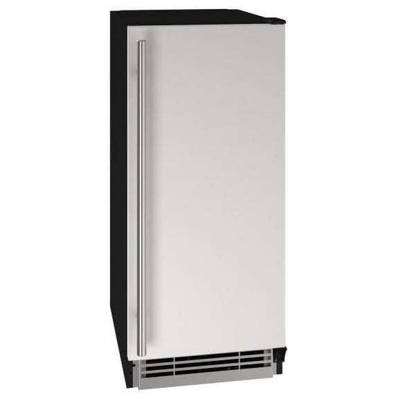 U-Line UHCR115-SS01B 1 Class 15" Wide 25 Lbs. Capacity Built-In / Free Standing Ice Maker