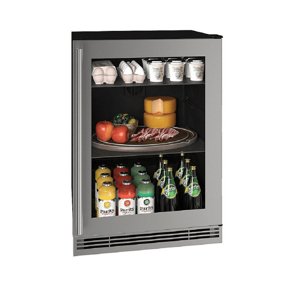 U-Line UHRE124-SG01A 1 Class 5.7 cu. Ft Mini Fridge with Convection Cooling System - Stainless Steel