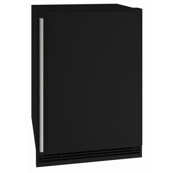 U-LINE Hre124 24" Refrigerator With Black Solid Finish (115v/60 Hz Volts /60 Hz Hz) UHRE124BS01A
