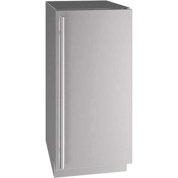 U-Line Uhre515-01A 15" Wide 2.9 Cu. Ft. Compact Refrigerator - Stainless Steel Solid