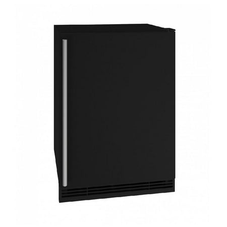 U-Line - 1 Class 4.2 Cu. Ft. Undercounter Refrigerator with 1.5 cu. ft. Freezer - Black
