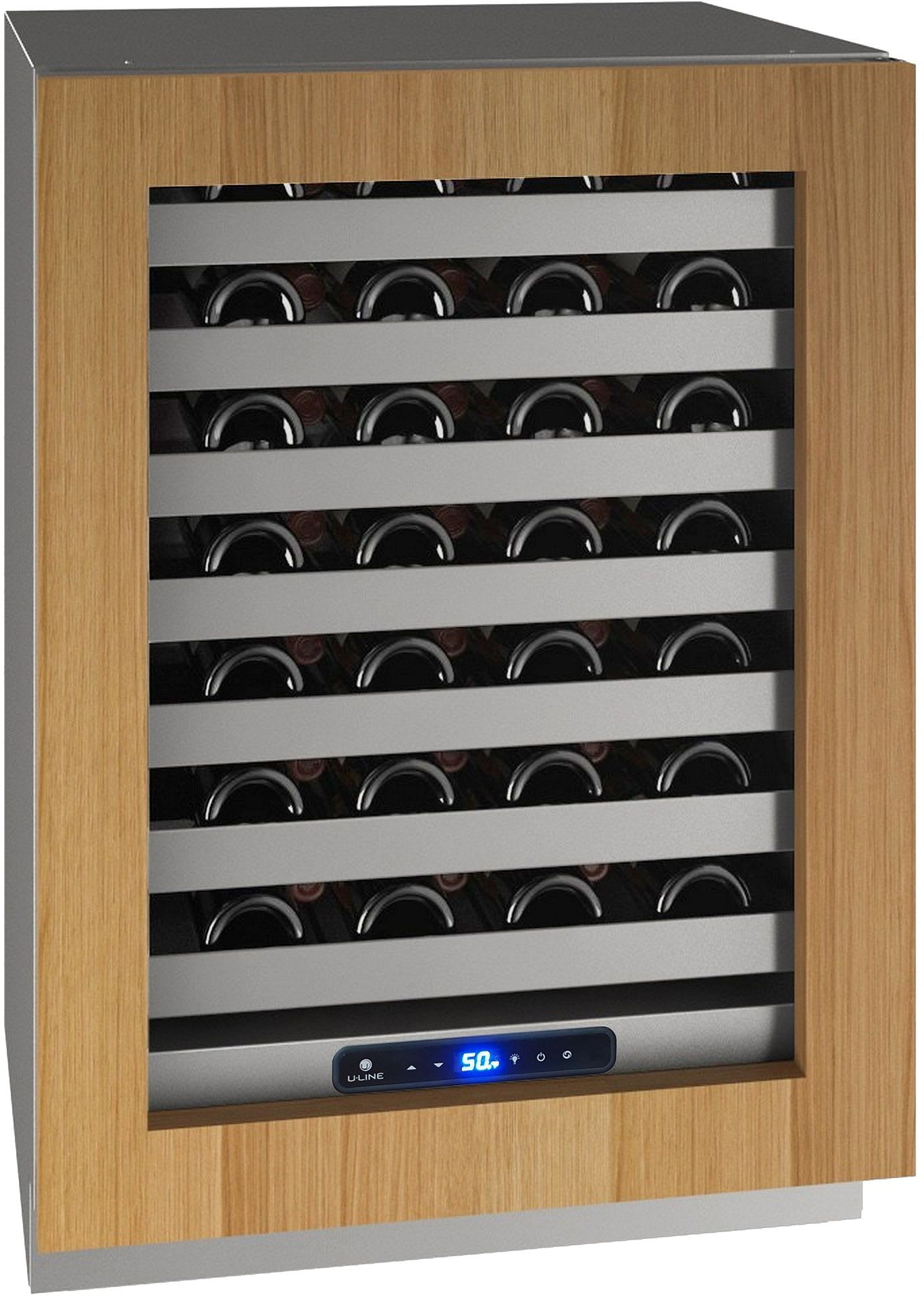 U-Line Uhwc524-01A 24" Wide 49 Bottle Capacity Built-In Or Free Standing Wine Cooler -