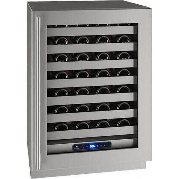 U-Line Uhwc524-01A 24" Wide 49 Bottle Capacity Built-In Or Free Standing Wine Cooler -