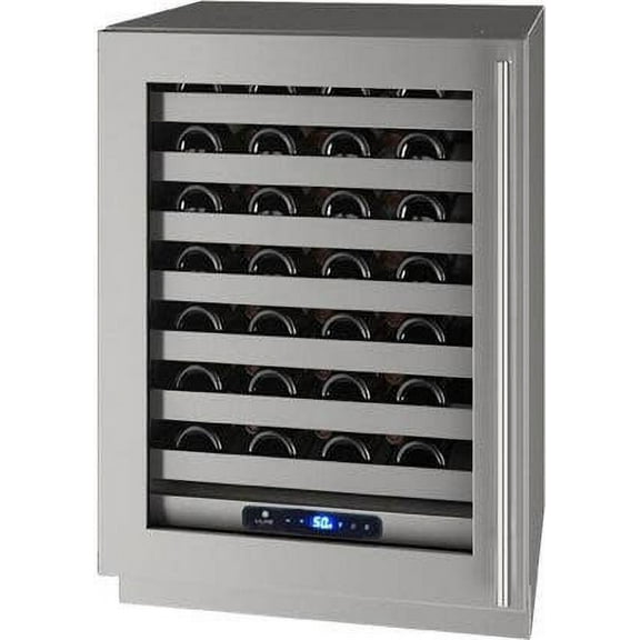 U-Line Uhwc524-51A 24" Wide 49 Bottle Capacity Built-In Or Free Standing Wine Cooler -