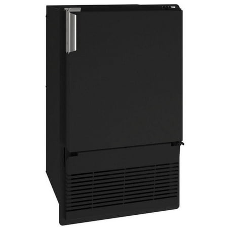 U-Line - 14" 23-lb Freestanding Ice Maker - Black