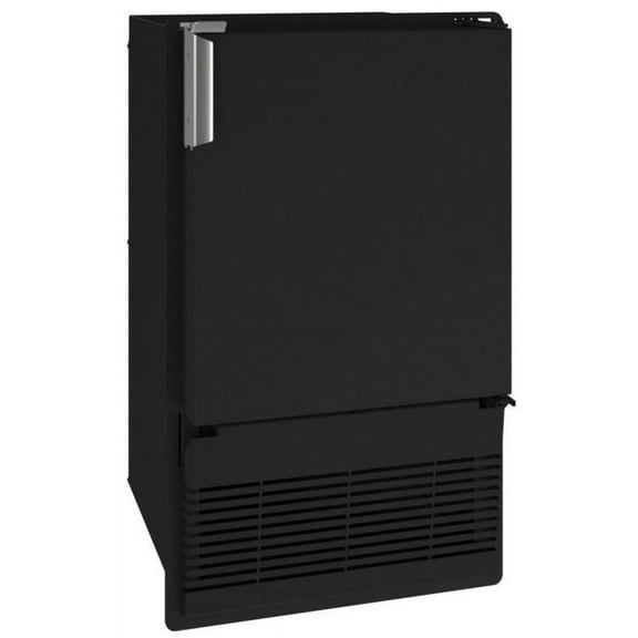 U-Line Marine Crescent Ice Maker - Flush to Cabinet - Black 110V