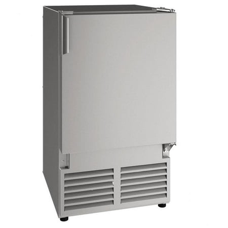 U-Line - 14" 23-Lb. Freestanding Ice Maker - Stainless steel