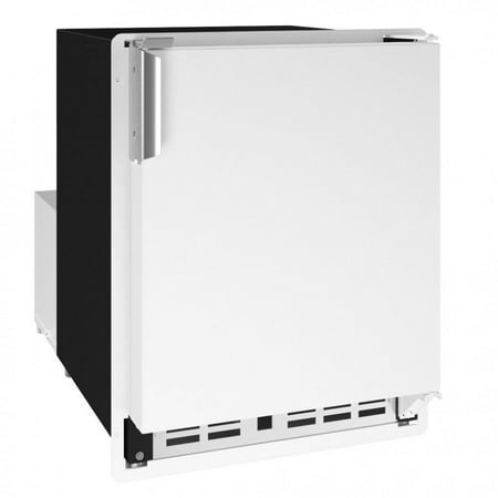 U-Line - 14" 23-Lb Freestanding Icemaker - White