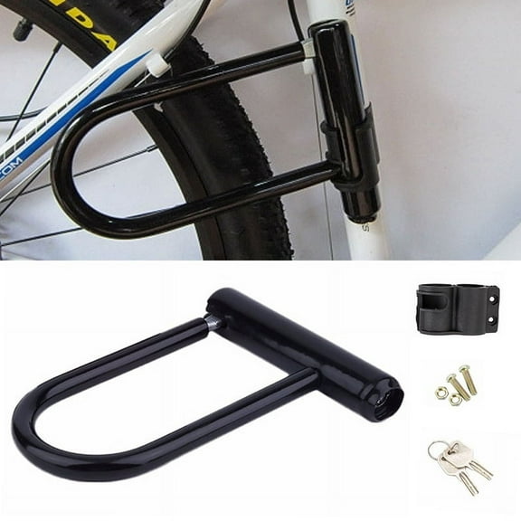 U-Lock Bicycle Lock,Heavy Duty Bike Lock with U Lock Shackle and Mounting Bracket