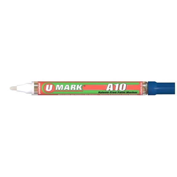 U-Mark  2 mm A10 Paint Marker, Blue - 12 per Box