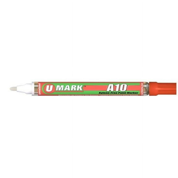 U-Mark  2 mm A10 Paint Marker, Orange - 12 per Box